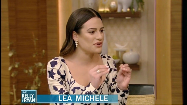 Lea Michele on Live with Ryan and Kelly