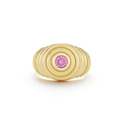 Pink Sapphire Honey Gypsy Ring