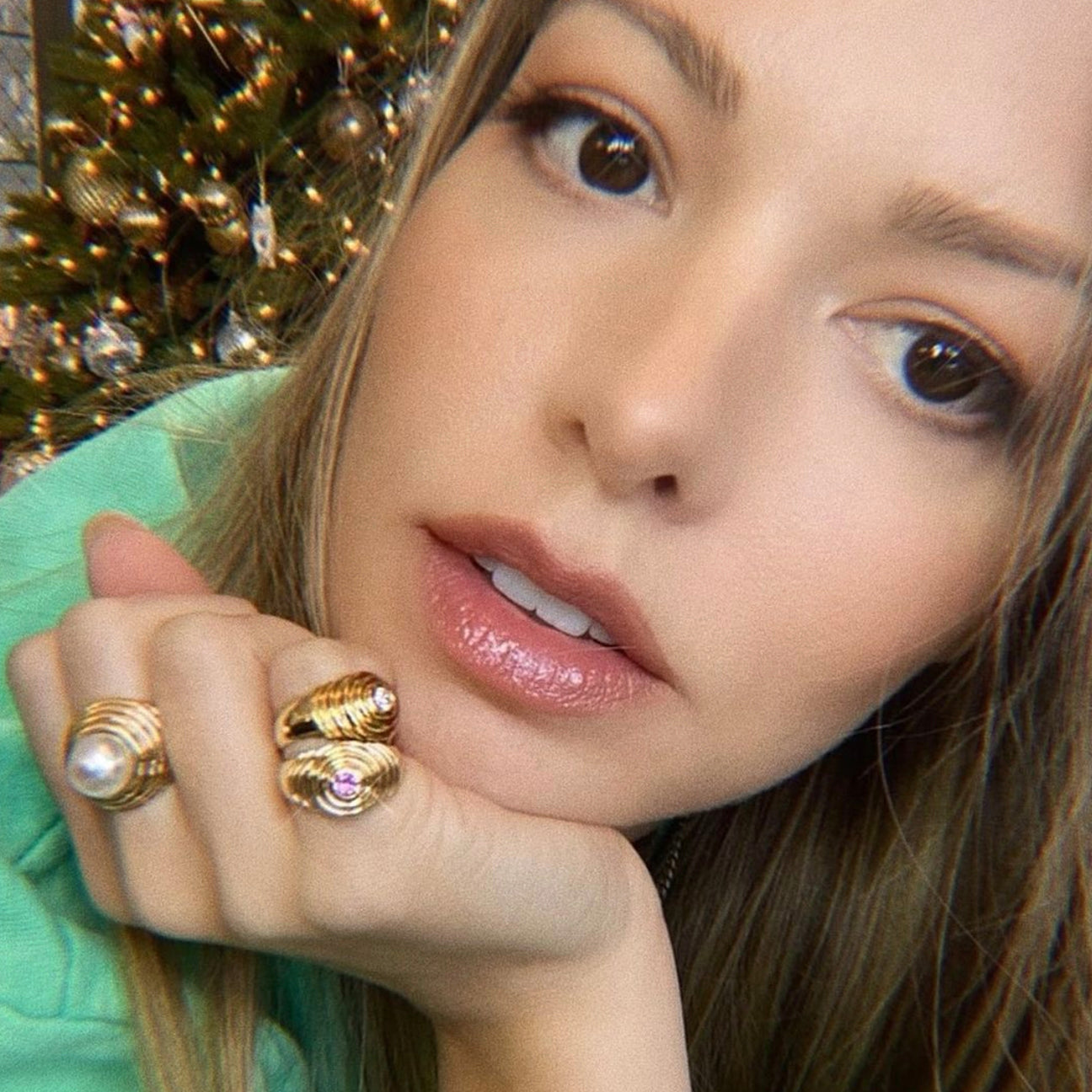 Honey Pearl Ring